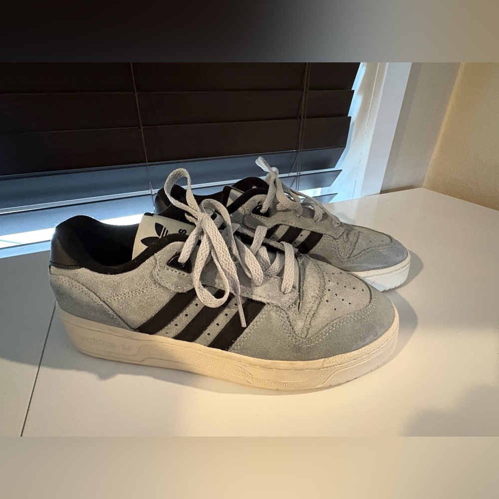 Adidas Rivalry Low J 'Wonder Silver Black' - mens size 6